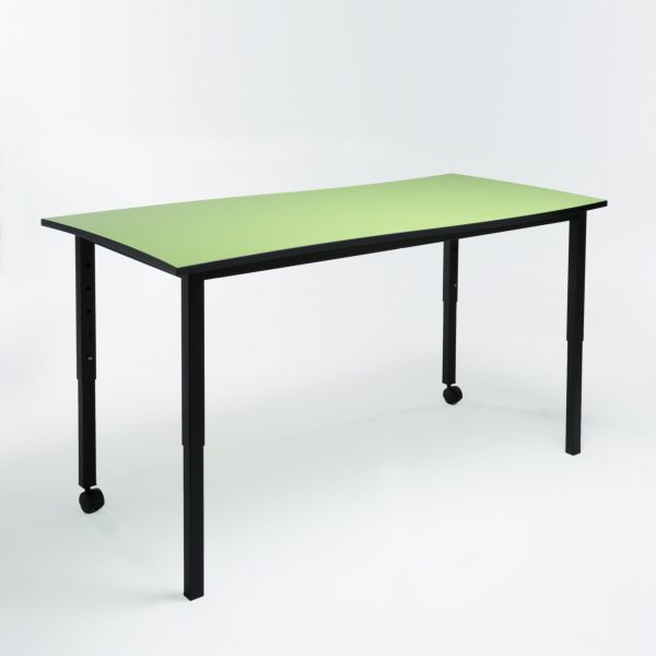 Double Flag Adjustable Height Table